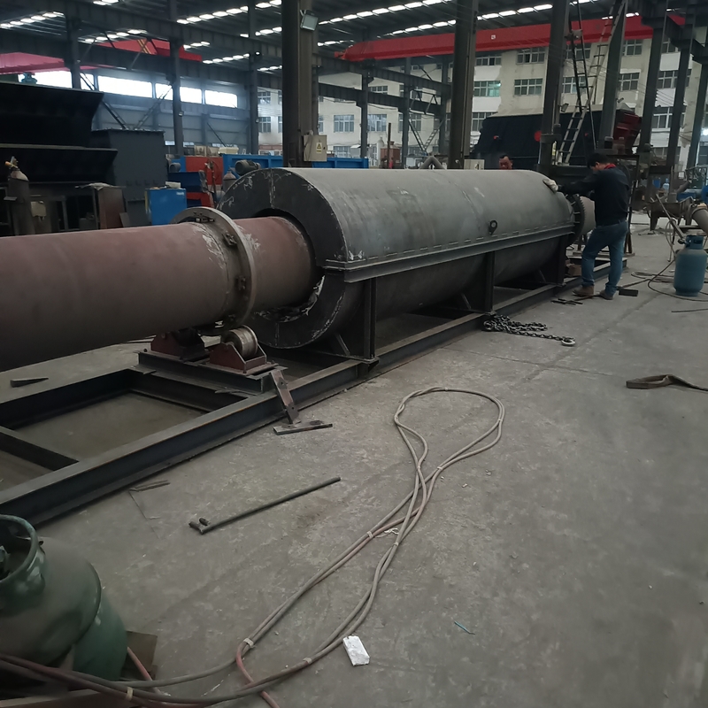 150 - AC380V 전원과 2와 200 kg/H 회전식 수평식 건조로 - 3rpm 회전 속도