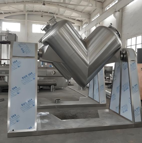 V형 파우더 믹서 SS 스틸 10-1000L 용량
