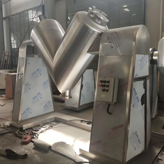 V형 파우더 믹서 SS 스틸 10-1000L 용량