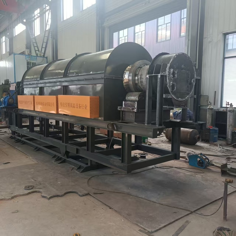 고온(1050°C) 열처리용 간접 전기 가열 회전 가마, 맞춤형 용량