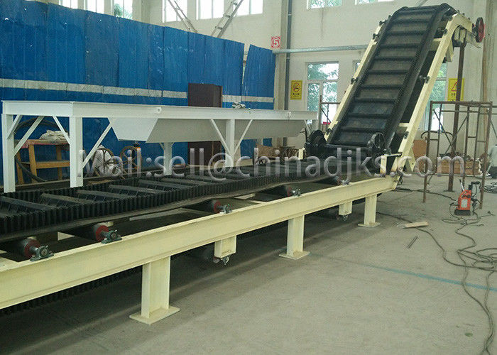 OEM 산업 경사 벨트 컨베이어 백색 색깔 Q235 구조