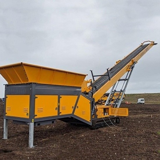 20-1500T/H 크롤러 또는 트럭은 돌 압착 식물을 위한 이동식 콘베어를 탑재했습니다
